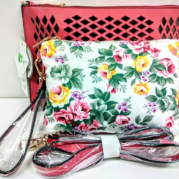 2 in 1 Hot Pink Clutch! - Picture 2 of 5